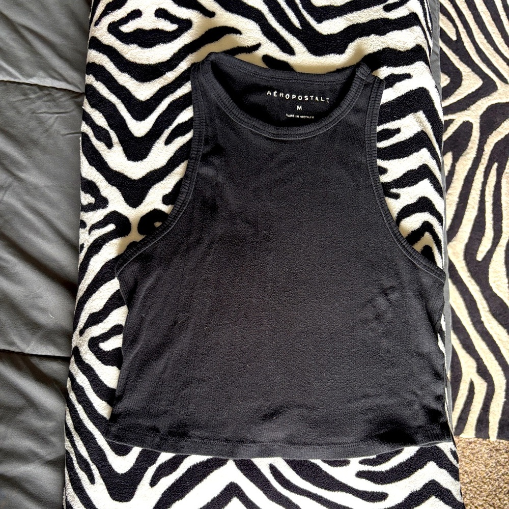 Aeropostale Women's Black Tank Top
